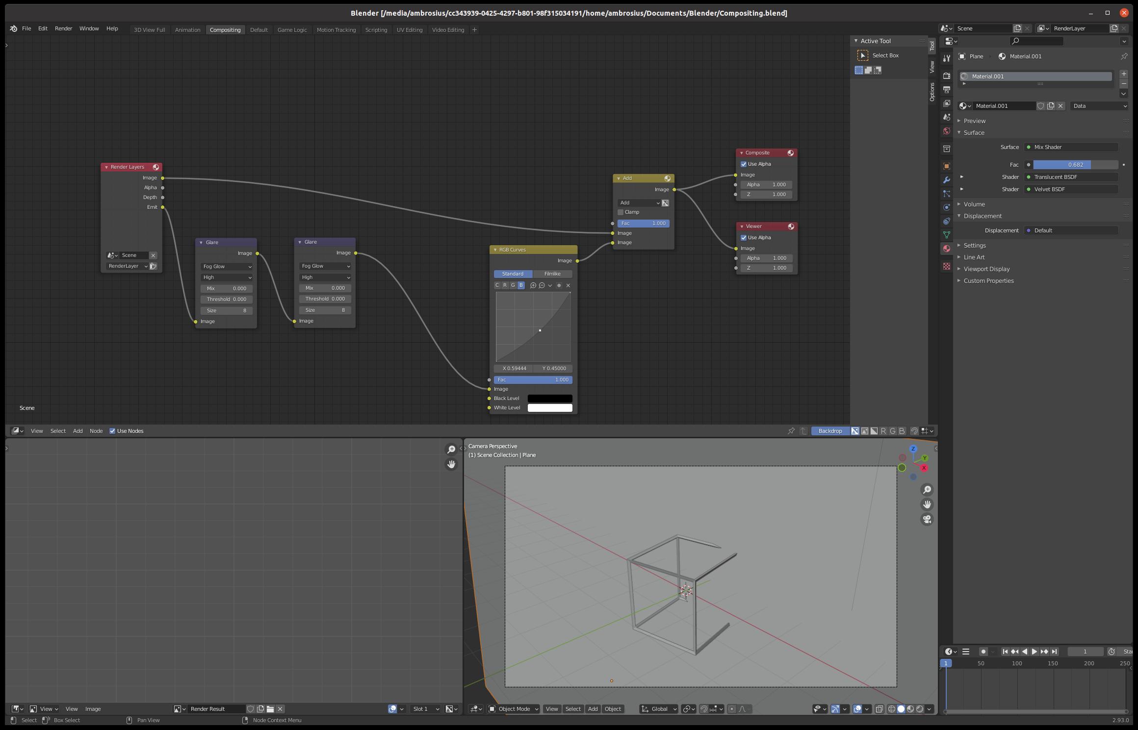 Composition in Blender