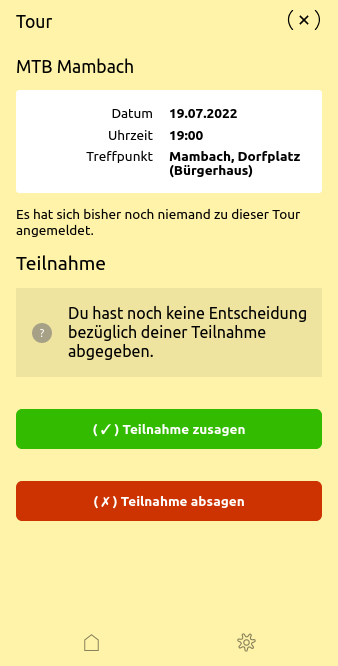 App: Tour